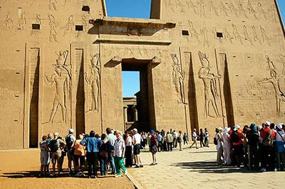 Full day tour visiting Edfu temple and Komombo Temple from Luxor 